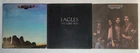 70s ROCK LP Lot of 3 The Eagles DESPERADO - THE LONG RUN - EAGLES