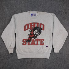 Vintage Ohio State Buckeyes Sweatshirt Mens Small Brutus Russell Athletic 90s