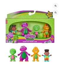 Fisher-Price Barney s World Hey Friends Figure Set of 4 Baby Bop Billy David NEW