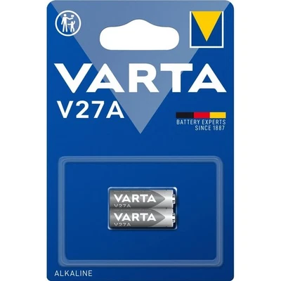 2 Batterie Pile VARTA V27A MN27 A27 LR27A G27A L828 CA22 EL812 cancello auto