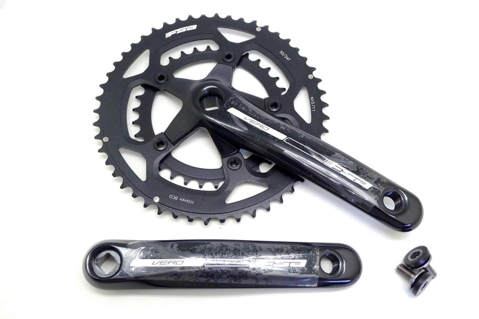 FSA Vero Compact CK-C602ST N10/11 50/34T 165mm JIS Crankset