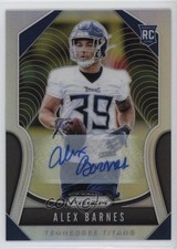 2019 Panini Prizm Rookies Silver Prizm Auto Alex Barnes #377 Auto 0p1q