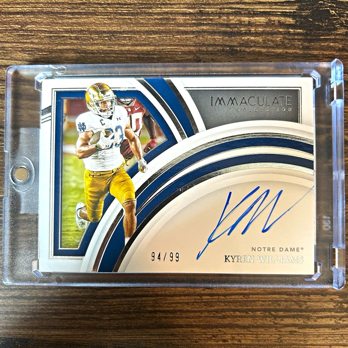 Kyren Williams Panini Immaculate Collection Collegiate Rookie Autographs #RAKWI Base
