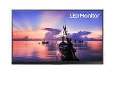 Samsung T350 24" FHD IPS Monitor - Dark Blue Gray