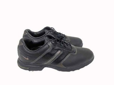 Nike Air Tour Saddle Golf Shoes (Black/Metallic Silver, 9M, OUT OF