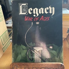 Legacy War of Ages RPG Role playing game Source Book.  Black Gate Publishing