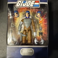 Super 7 G.I. Joe Ultimates Series 4 Major Bludd 7" Figure New Sealed in Package