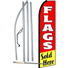 Flags Sold Here Complete Swooper Flag Bundle