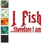 Fish Therefor I Am, Vinyl Decal Sticker, 40 Patterns & 3 Sizes, #1729