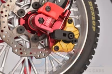 For LOSI 1/4 PROMOTO-MX MOTORCYCLE RTR FXR RC Gold Aluminum Front Brake Calipers