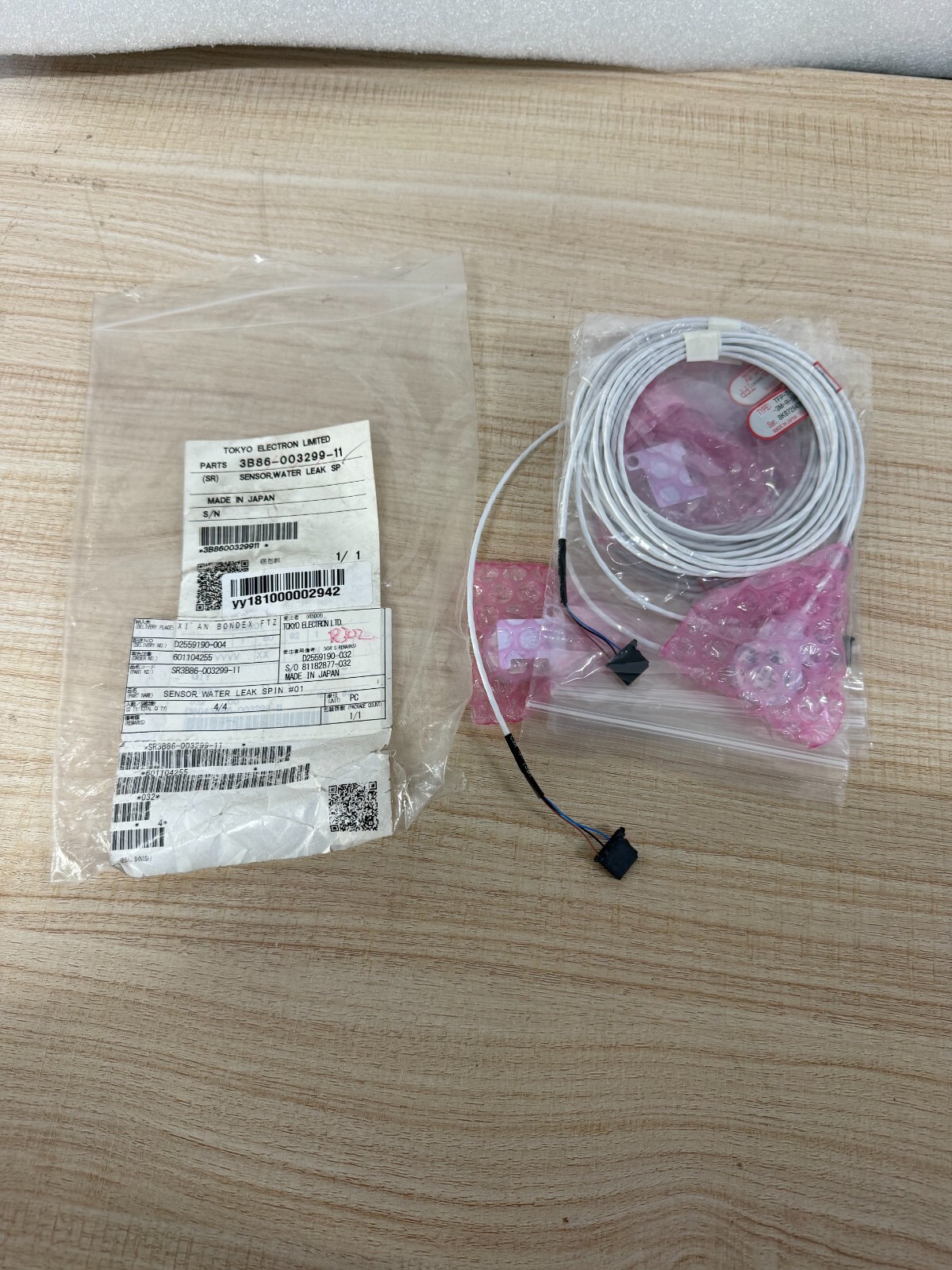 TEL TOKYO ELECTRON 3B86-003299-11 SENSOR,WATER LEAK SP, new