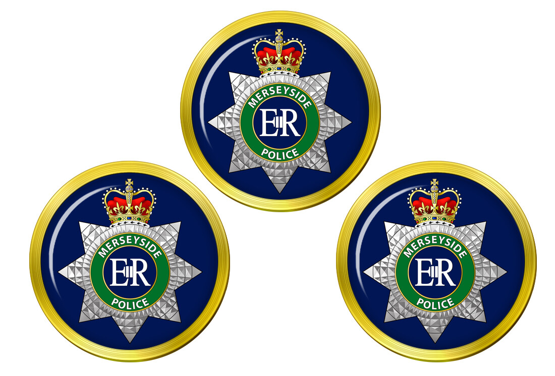 Merseyside Police Golf Ball Markers