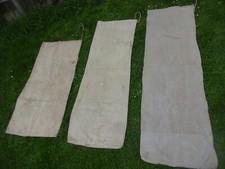 3 x Alter Sack Leinensack Getreide Mehlsack Bauernleinen Landhaus Bauer Deko