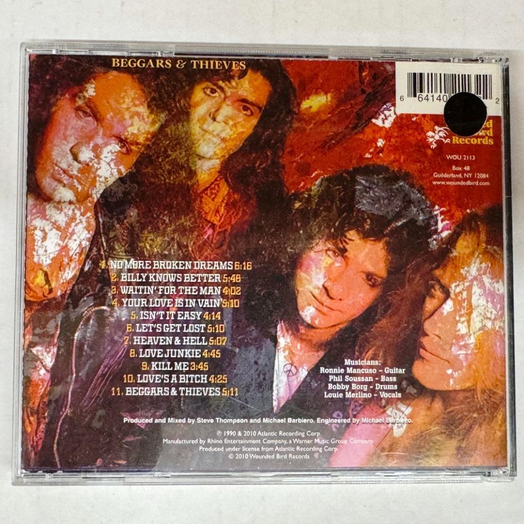 Beggars & Thieves Self Titled s/t 1990 Wounded Bird Records