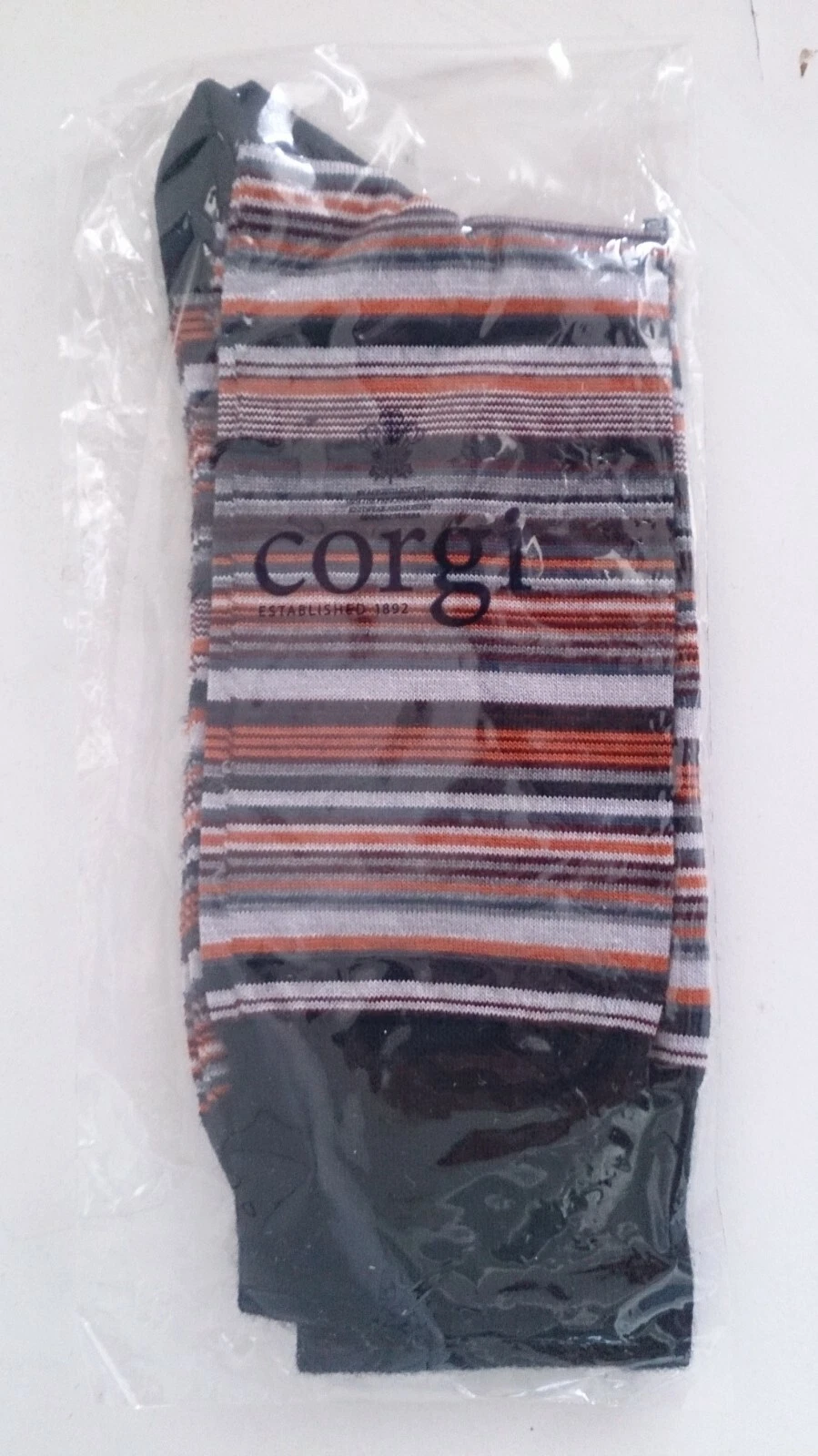 Corgi 63% Wool 37% Nylon Lightweight Socks M Black