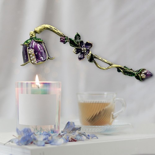 Eteignoir chrome pour bougies parfumées