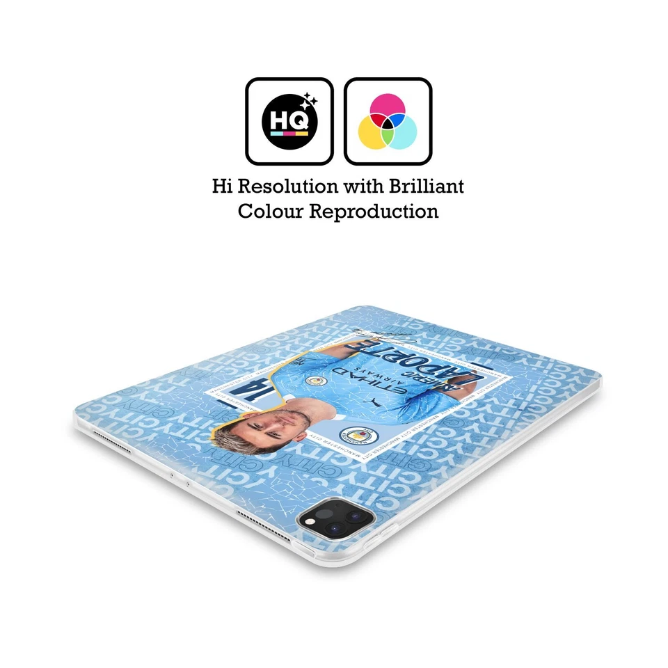 曼彻斯特城曼城 FC 2020/21 第一队凝胶盒适用于三星平板电脑 1 — 第 2/4 张图片