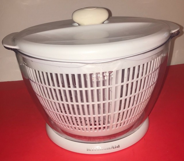 KitchenAid Salad Lettuce Fruit Spinner Storage Colander Strainer eBay