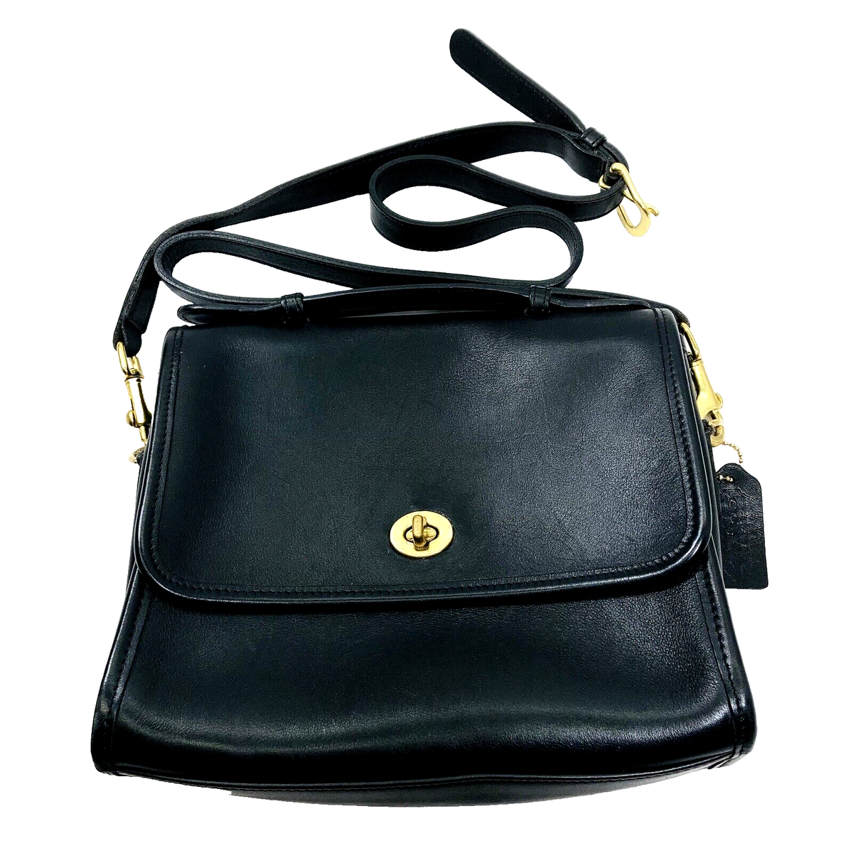 Coach Vintage Court Bag Purse 9870 Leather Crossbody Handbag Coach Vintage Court Bag Purse 9870 Leather Crossbody Handbag