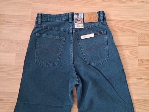 Jeans Nudie donna pulito Eileen Racing verde 27/32 - Foto 4 di 4