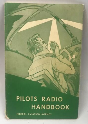 Manual de radio de pilotos de la Agencia Federal de Aviación 1962 vintage - Imagen 1 de 3