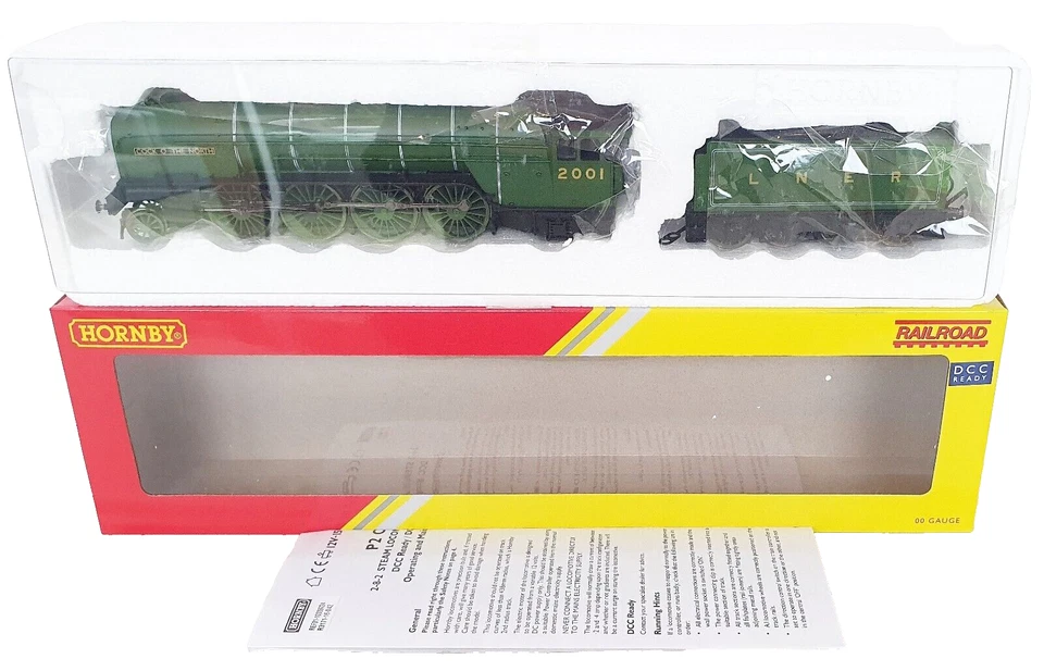 Hornby OO HO British LNER Class P2 "COCK O THE NORTH" 4-8-2 Steam Locomotive MIB - Image 3 of 4
