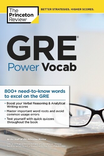 The Princeton Review GRE Power Vocab (Tascabile)