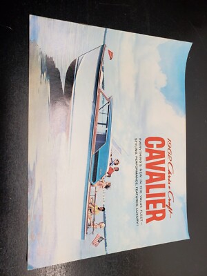 1962 Chris Craft Cavalier color sales brochure - Vintage - Boats