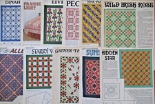 Vintage Pieced Quilt Patterns from OOP Magazines  Others, Your Choice 2.50 ea