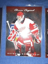 1996-97 Donruss Elite #21 Chris Osgood DETROIT RED WINGS FOIL MVP HOF NHL MINT