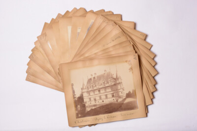 Konvolut Architekturfotografien um 1890 Albumine, Frankreich-USA, von Albert Lévy