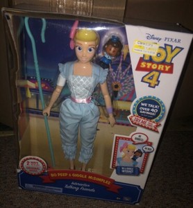Disney Toy Story 4 Bo Peep and Giggle McDimples Interactive Talking Friends NEW