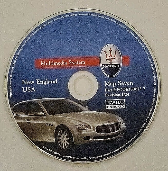 Maserati Quattroporte 2004-2009 Head unit P/N F00E380015