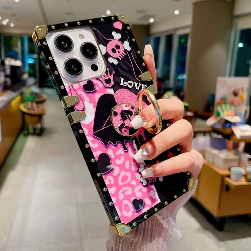 Luxury Flower Lip Phone Case For iPhone 11 12 13 Pro Max XR XS 7 8 SE - 第 11/12 張圖片