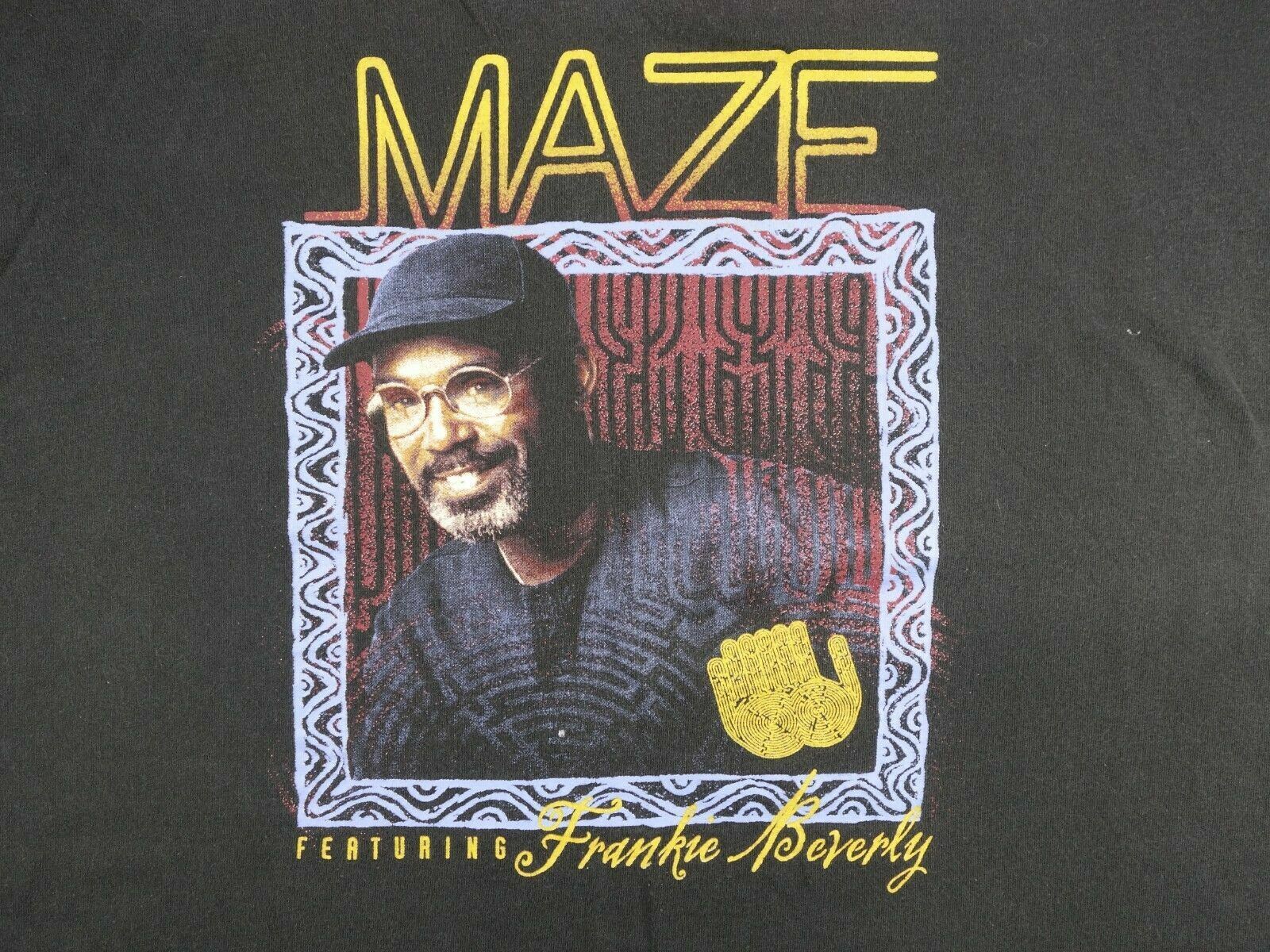 MAZE FEATURING FRANKIE BEVERLY vintage SOUL FUNK t sh… Gem