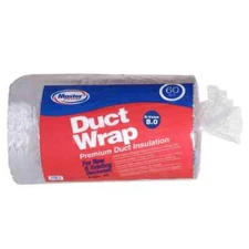 Master Flow Duct Wrap R-8 Insulated Reduces Condensation 2 ft. W X 30 ft. D