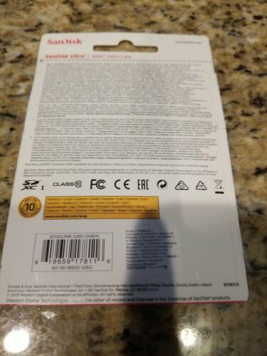 SanDisk Ultra 128GB UHS-I Card Class 10 SDXC 120MB/s SD Memory for Full HD Video - Picture 4 of 5