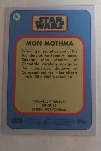 TOPPS TBT THROWBACK THURSDAY STAR WARS SET 11 #31-33 Grogu exclusive - Bild 4 von 6
