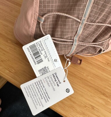 NWT Lululemon Drawcord Hiking Cap L/XL Pink Clay Ancient  display picture 2