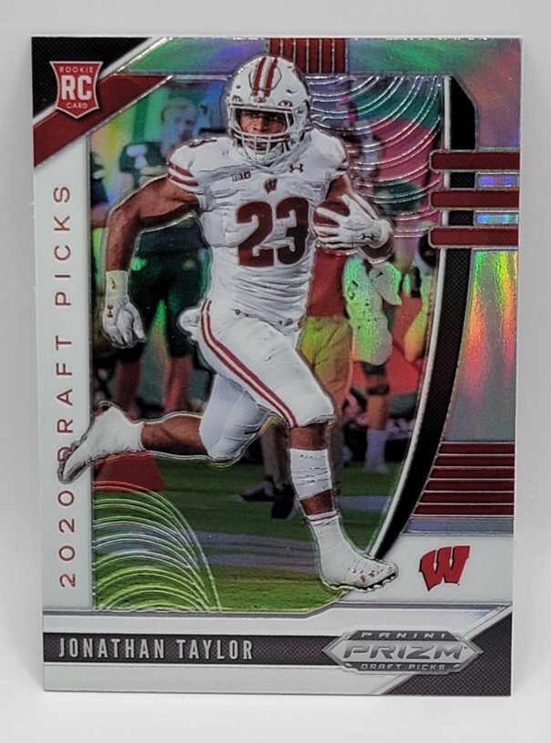 2020 Prizm Draft Picks Jonathan Taylor Silver Prizm Parallel RC #106 Colts