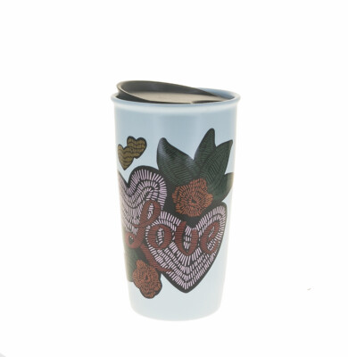 Starbucks Floral Ceramic Travel Mug: Sip in Style 2 Starbucks Floral Ceramic Travel Mug: Sip in Style