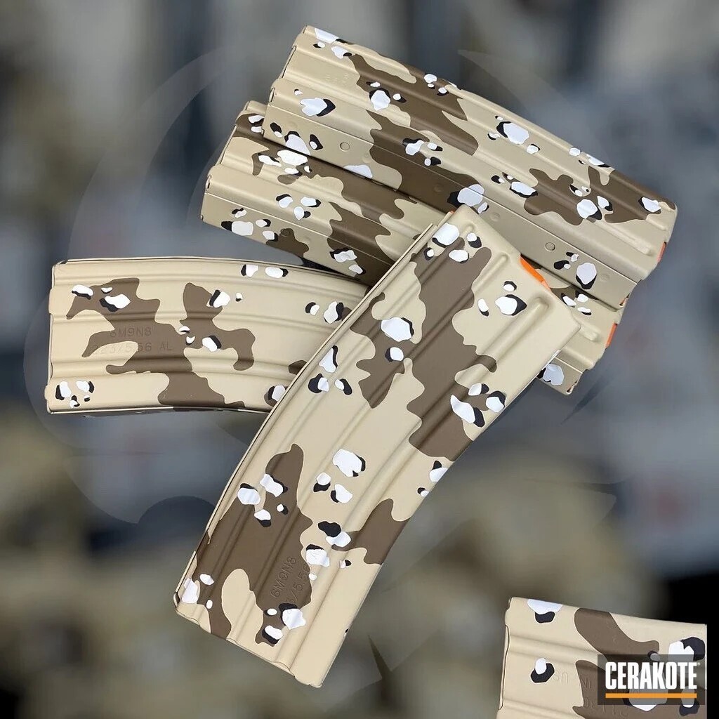 Chocolate Chip Desert Camo Stencil Pack | Cerakote, Duracoat
