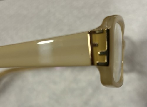 Fendi Women's FF 974 290 Ivory Nude Rectangle Eyeglasses Frames 53 x 14 x 135 - Bild 5 von 10