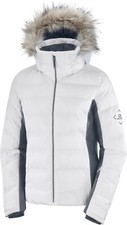 Salomon Women's Stormcozy Jacket In White Size Small