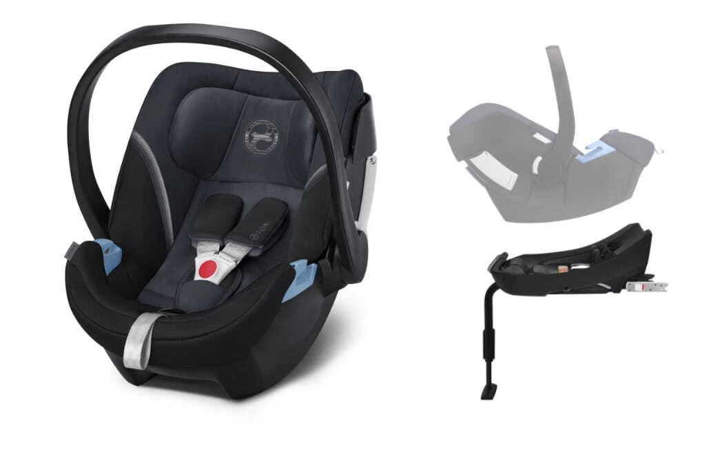 Newborn car seat clearance and isofix base