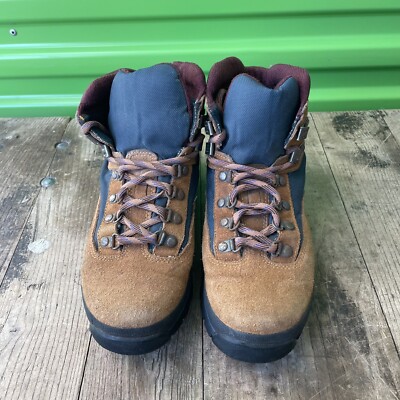 TIMBERLAND Vintage 80s 90s Women's Alpine Style Boots Sz 8 M Brown