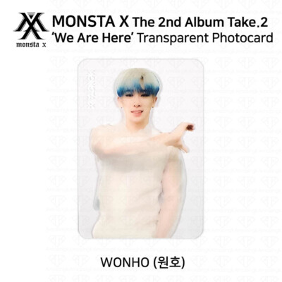MONSTA X 2nd Album Take 2 We Are Here Official Photocard Wonho