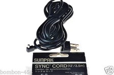 SUNPAK 3 PRONG HH SYNC CORD FOR 120J, 622, 555  MS-4000/MS-2000 MONOLIGHT - 12'