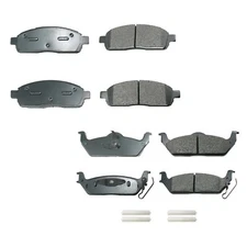 Akebono ProACT Front Rear Ceramic Brake Pads Kit for Ford F-150 Lincoln Mark LT