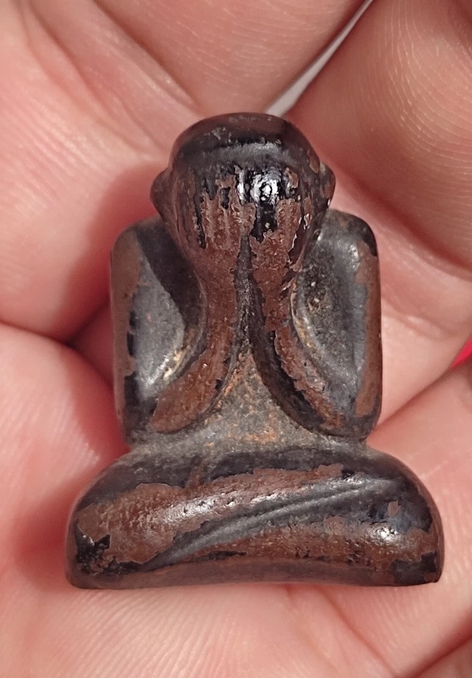 Амулет Sacred Phra Pidta Luang Pho Kron, Kelantan Малайзия, удача и защита - Изображение 3 из 4